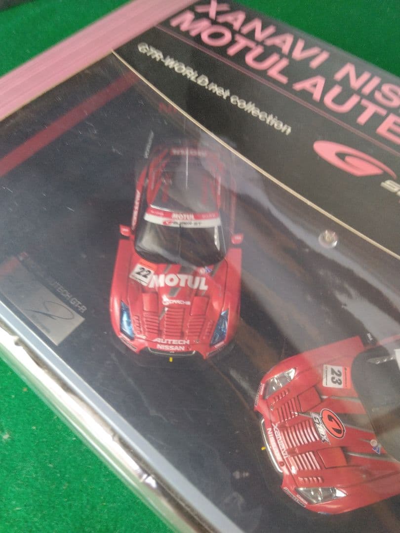 エブロ1/43　ＧＴＲデビューウイン1-2フィニッシュ記念2008 セット