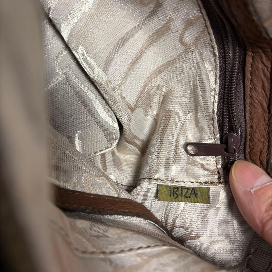 IBIZA　希少ペッカリー レザーハンドバッグ　美品！