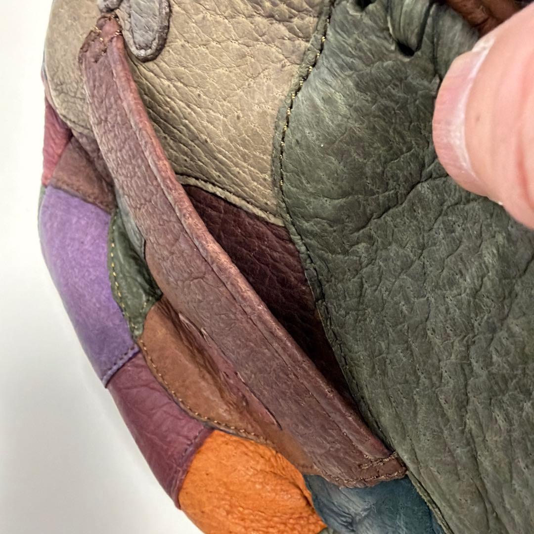 IBIZA　希少ペッカリー レザーハンドバッグ　美品！