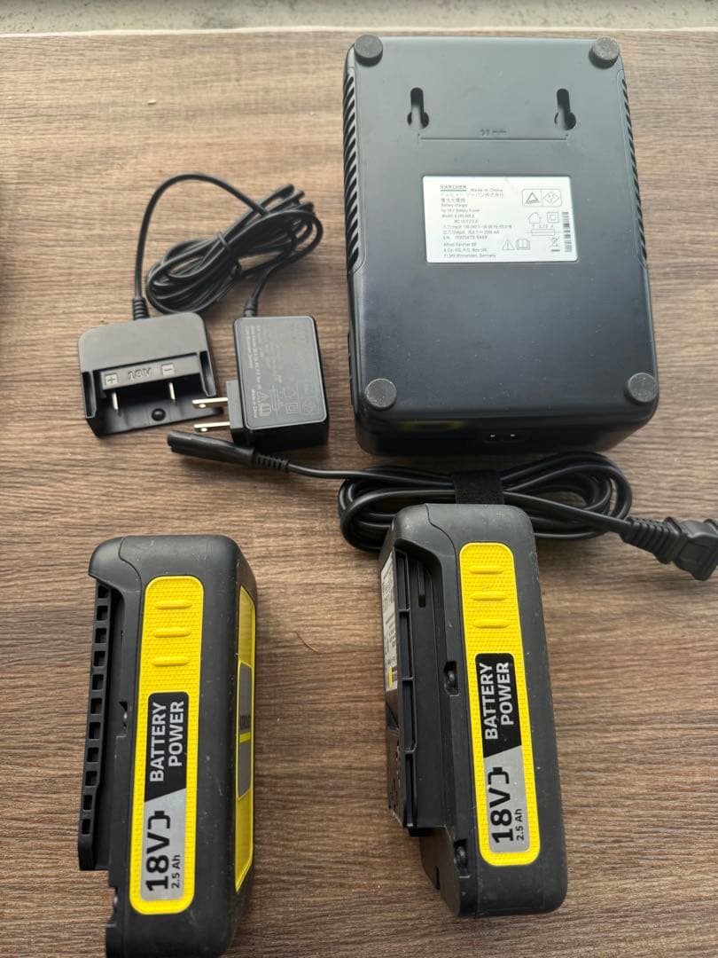 KHB-5 高圧洗浄機 ⭐️急速充電器追加⭐️予備バーテリ デッキクリーナーセット