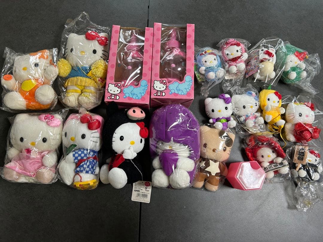 ご当地キティーまとめ売り　キティー　レトロ　平成ぬいぐるみマスコット　希少