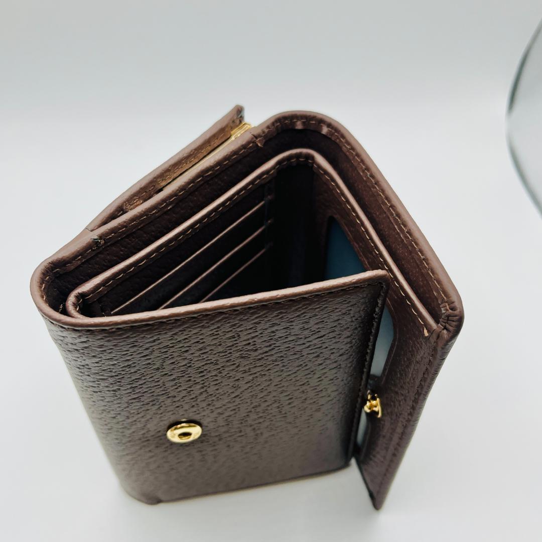 大人気 Vivienne Westwood 特価 がま口 定番 折財布 茶 人気