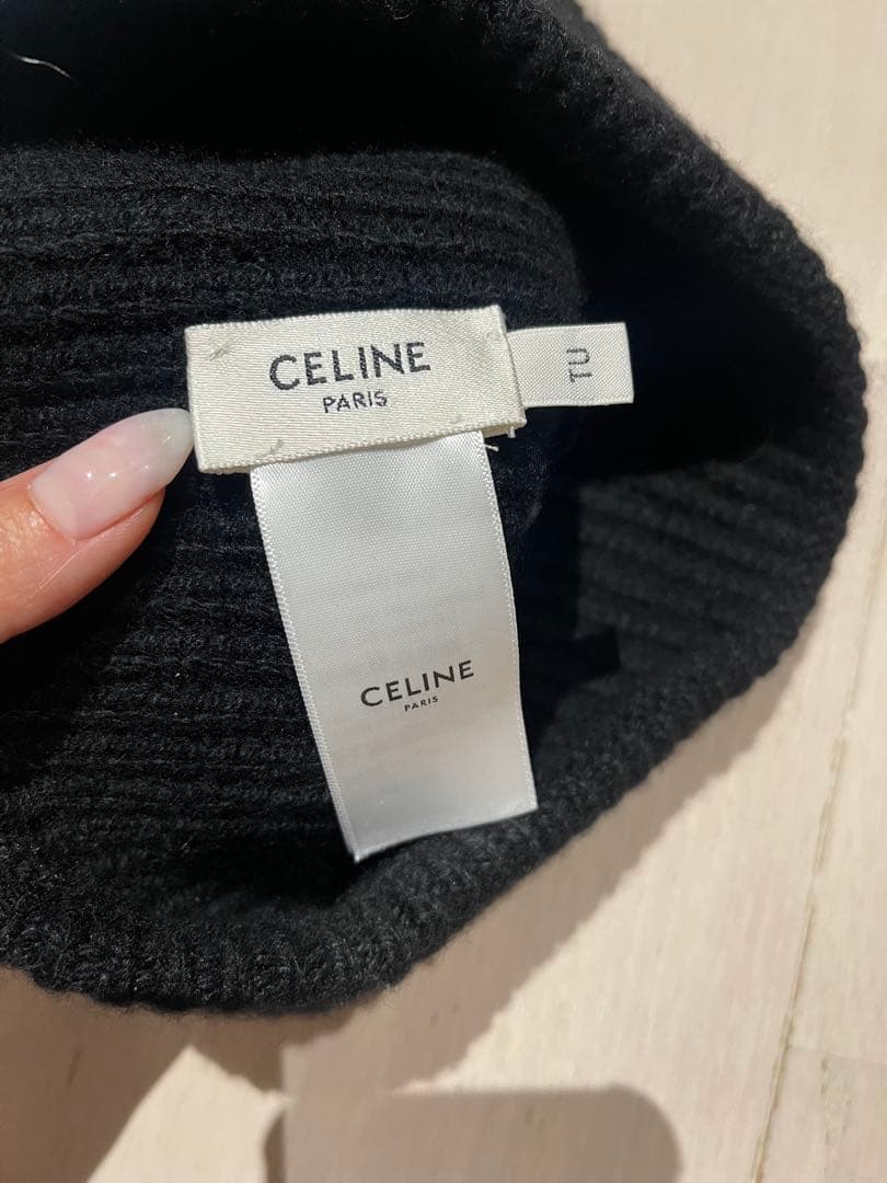 トリオンフ ニット帽 / シームレスカシミア ブラック