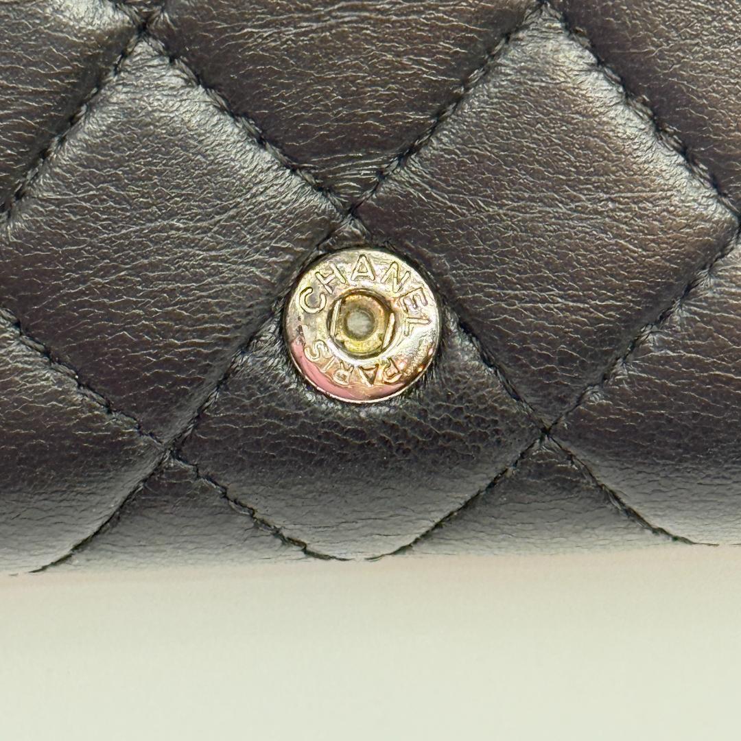 CHANEL シャネル ボーイシャネル 三つ折り財布　スモールウォレット