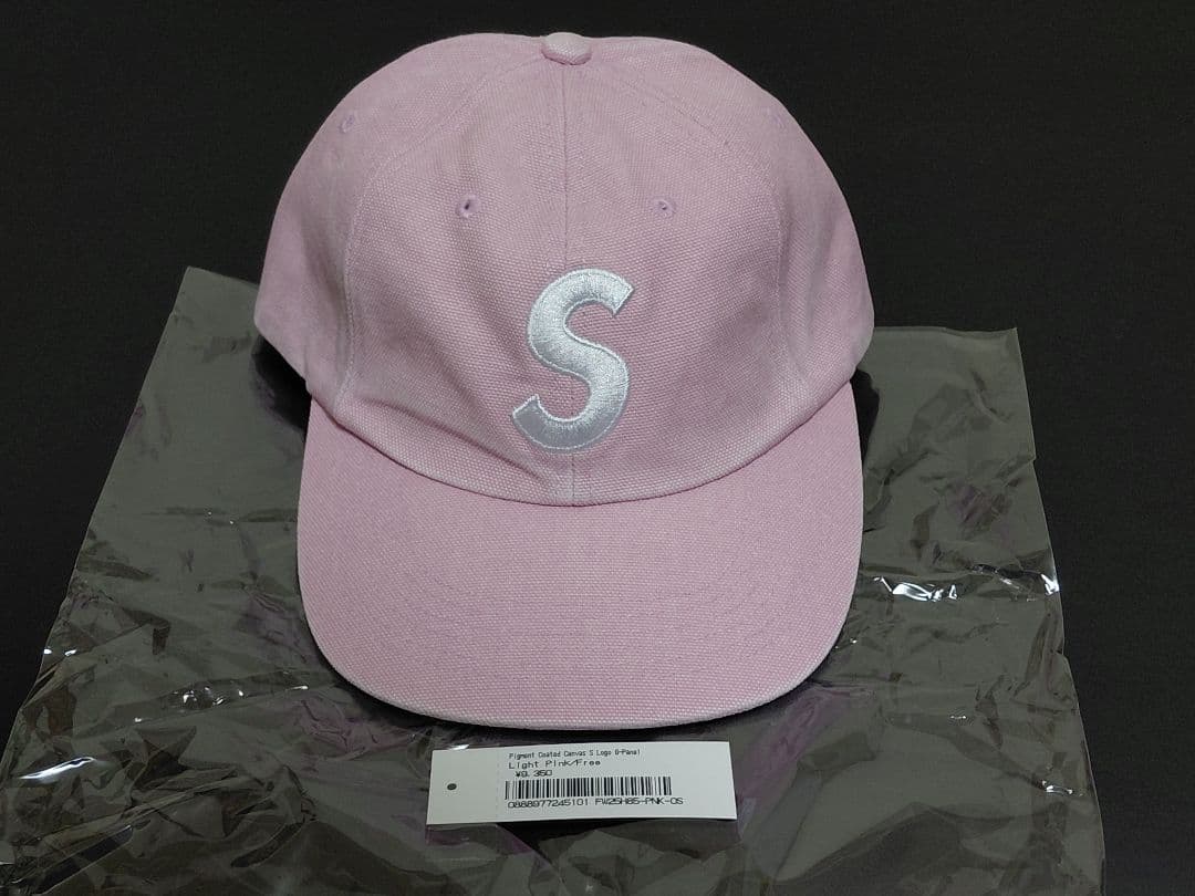 新品　Supreme　Pigment　Coated　S Logo　6-Panel