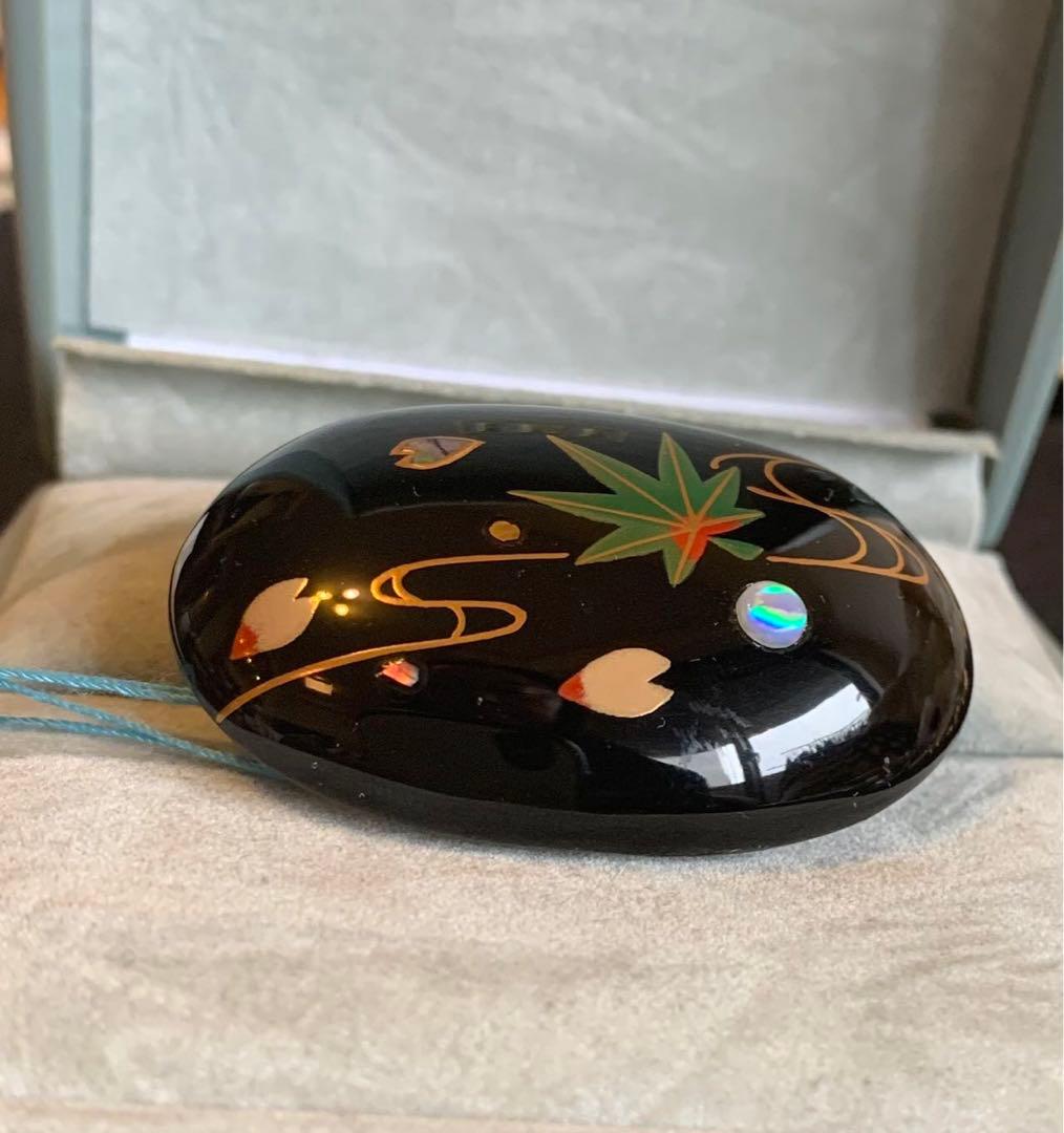 K18 刻印　帯留め　美品　蒔絵アンティーク懐古調