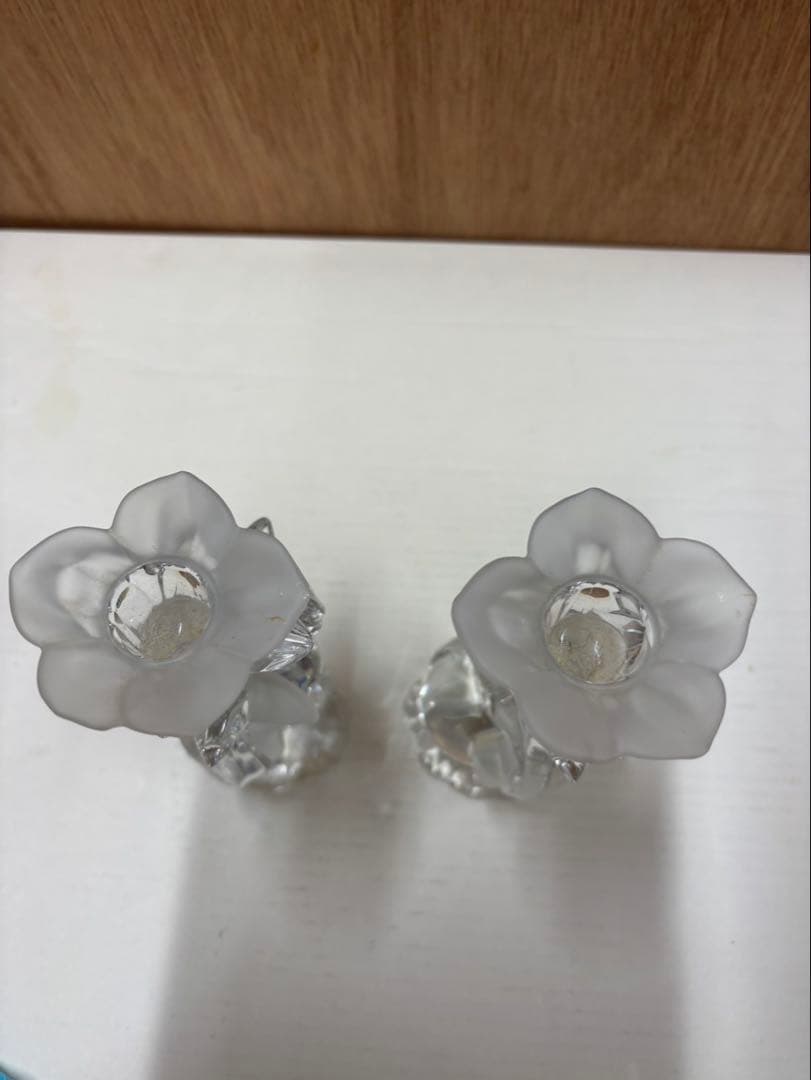 猫のクリスタル キャンドル ホルダー