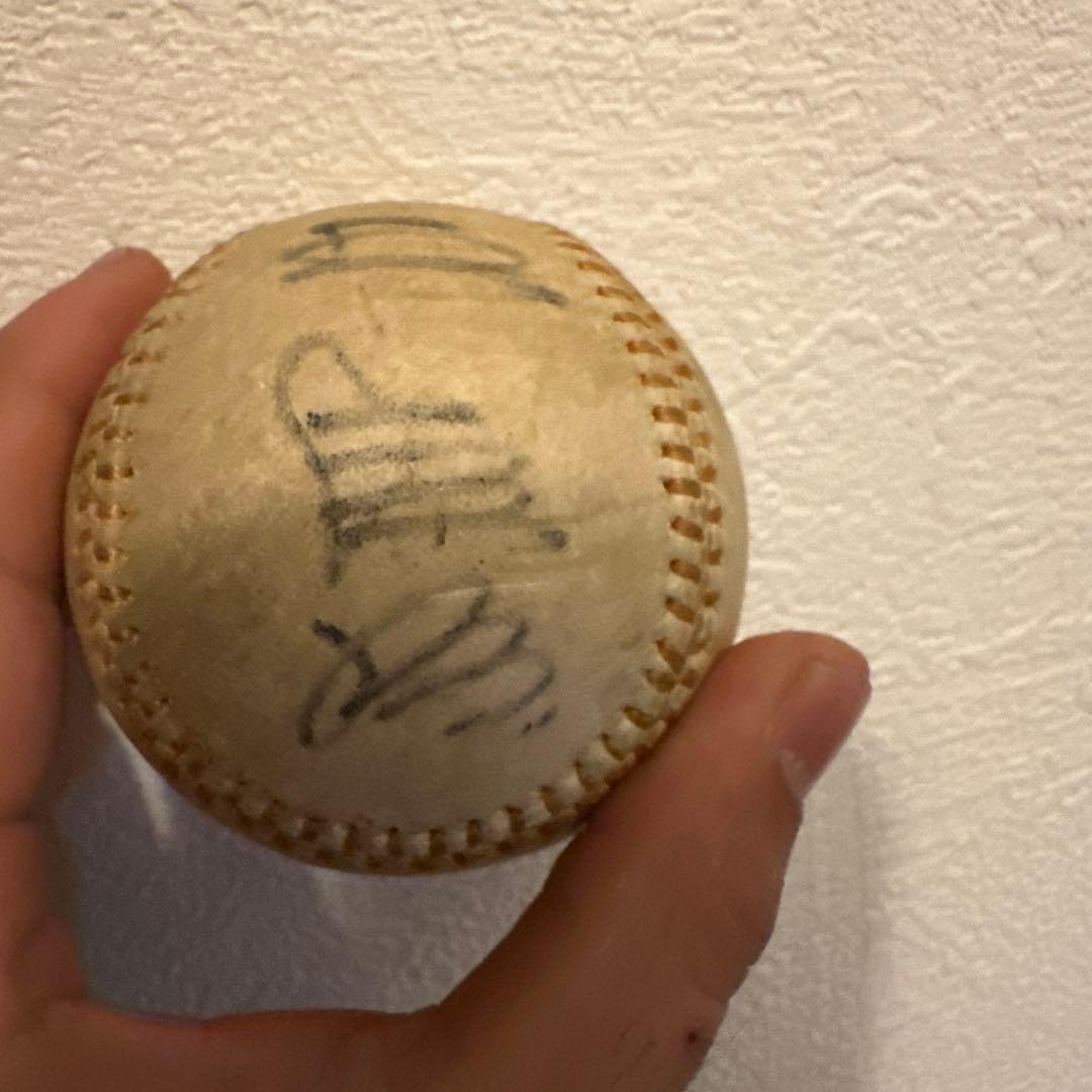 た*ぁ様 サイン入り 野球ボール　長嶋茂雄、王貞治、森昌彦 後1名わかりません