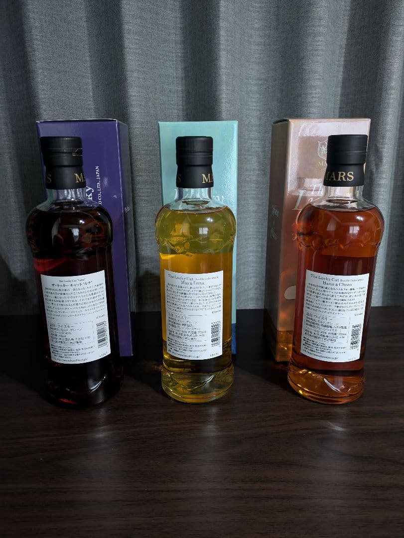 マルスウイスキー　ザ・ラッキーキャットシリーズ全九種