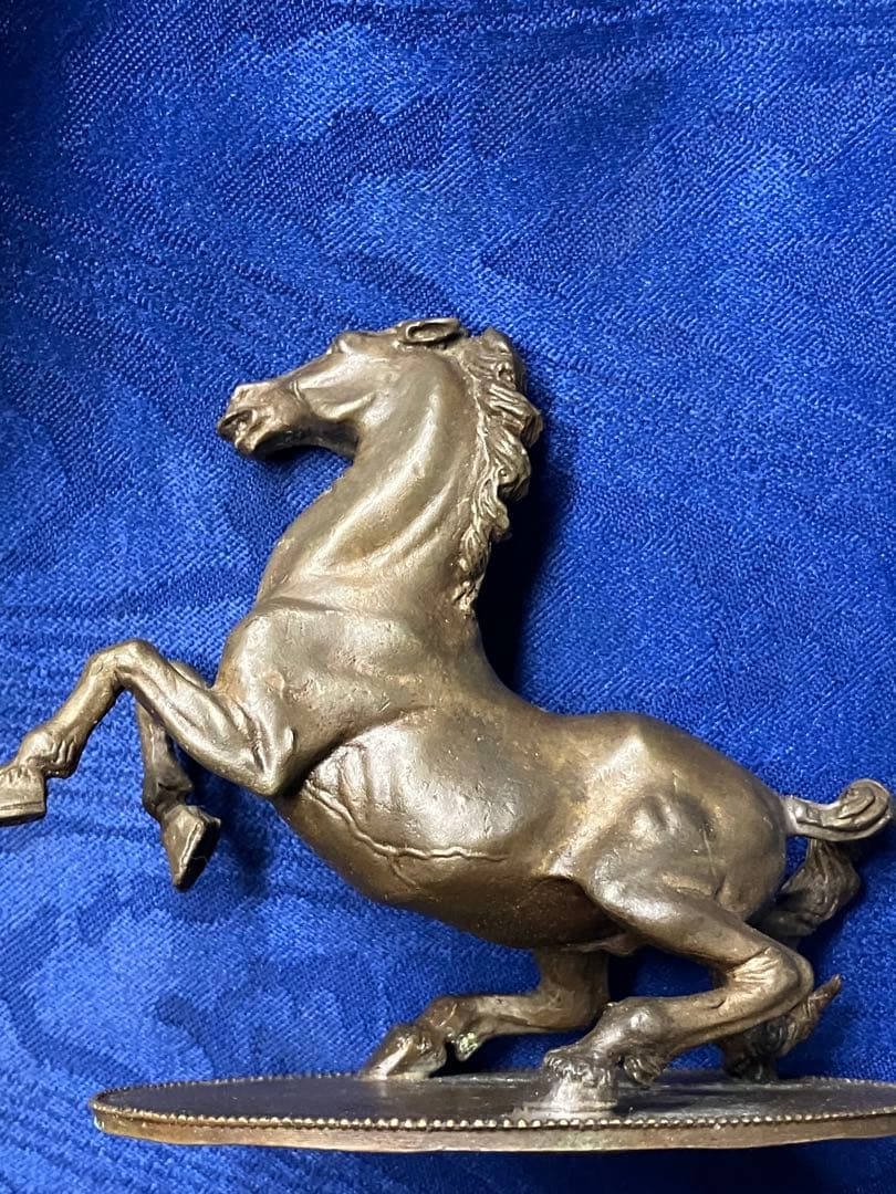 フランクリンミント　金属製馬の彫刻 ブロンズ　銅