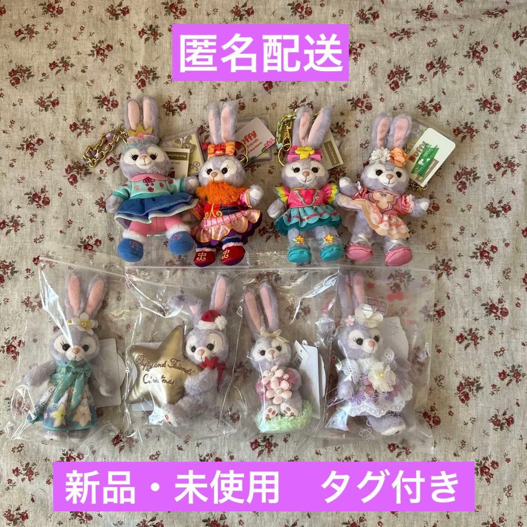 香港ディズニー＆シー❤️ステラルー　ぬいぐるみバッジ・キーチェーン・ストラップ