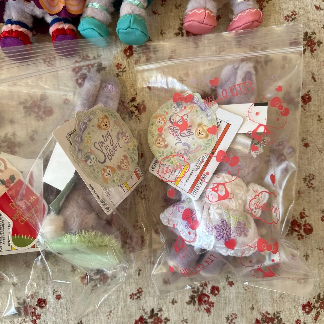 香港ディズニー＆シー❤️ステラルー　ぬいぐるみバッジ・キーチェーン・ストラップ