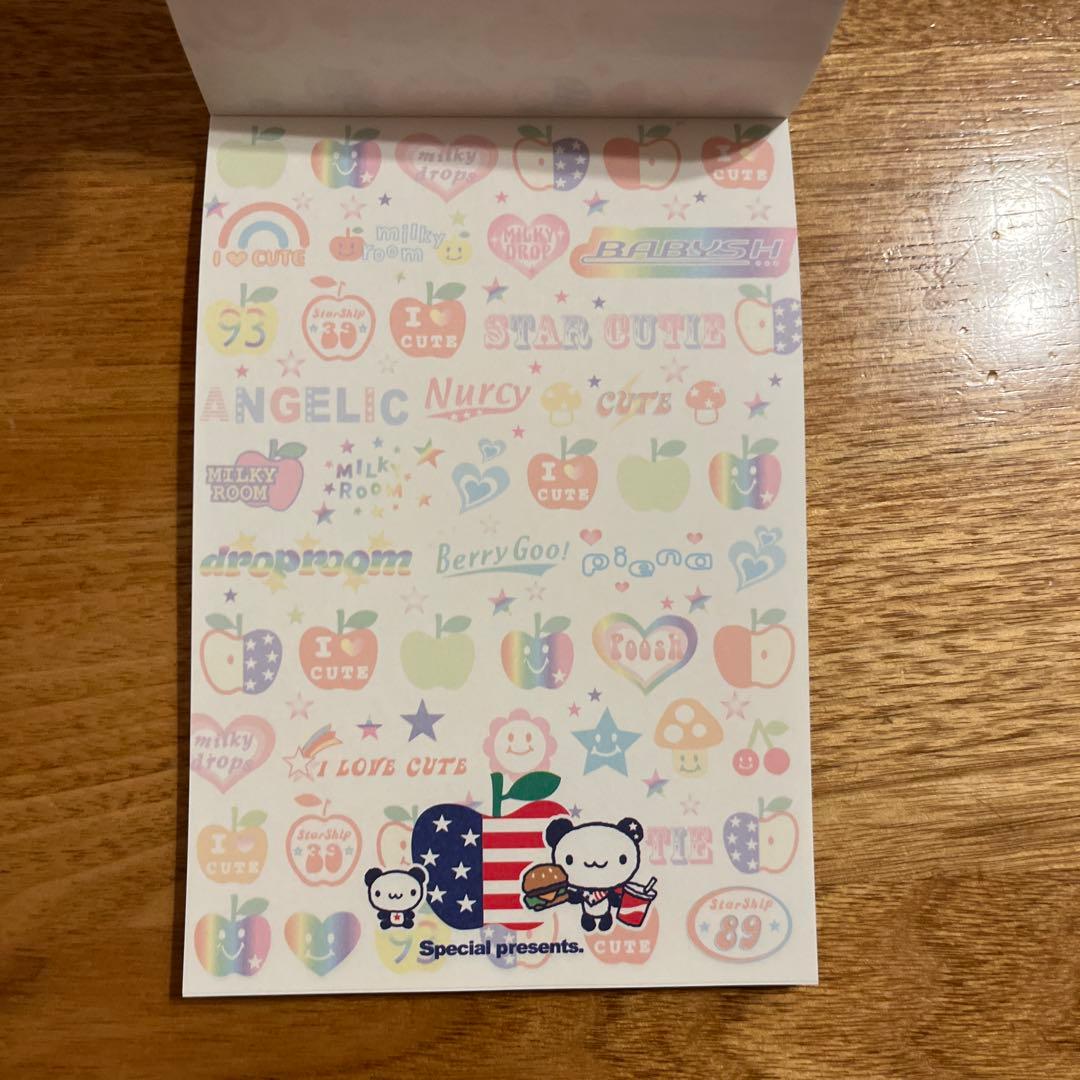 平成レトロ　メモ帳　サンエックス　Star Cutie パンダ　2001年