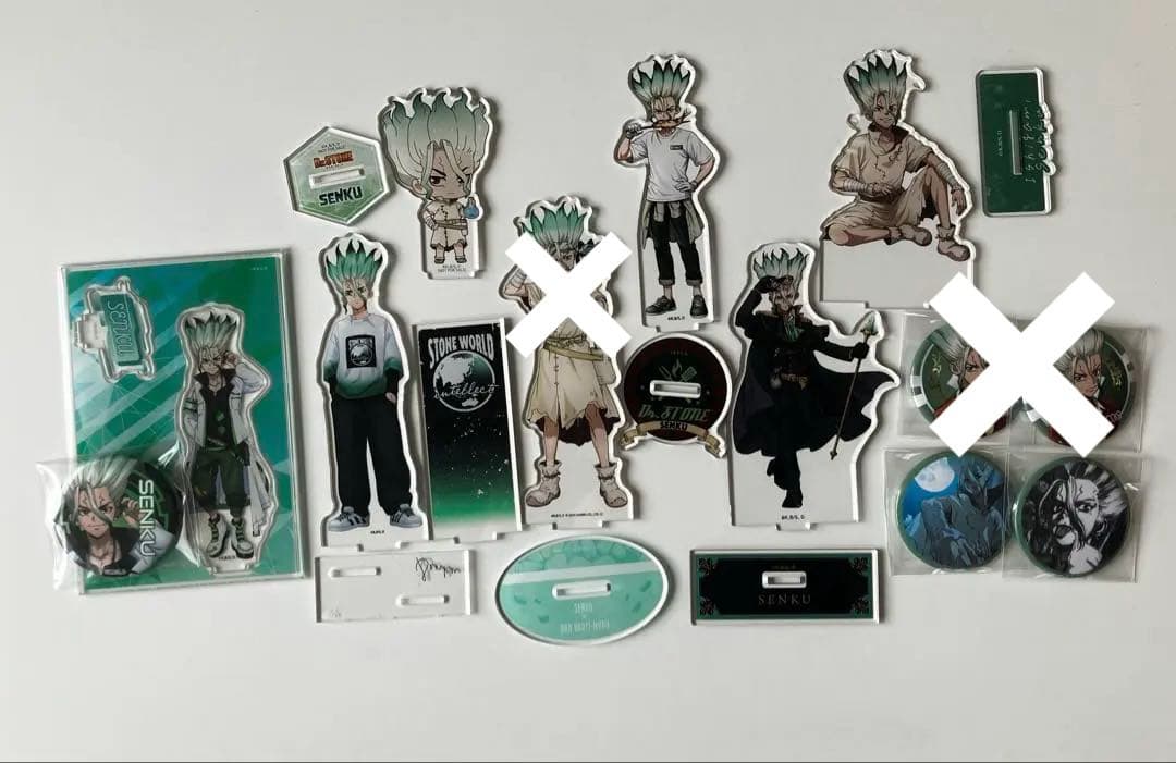 Dr.stone 石神千空　アクリルスタンド6点　缶バッジ3点　計9点　まとめ