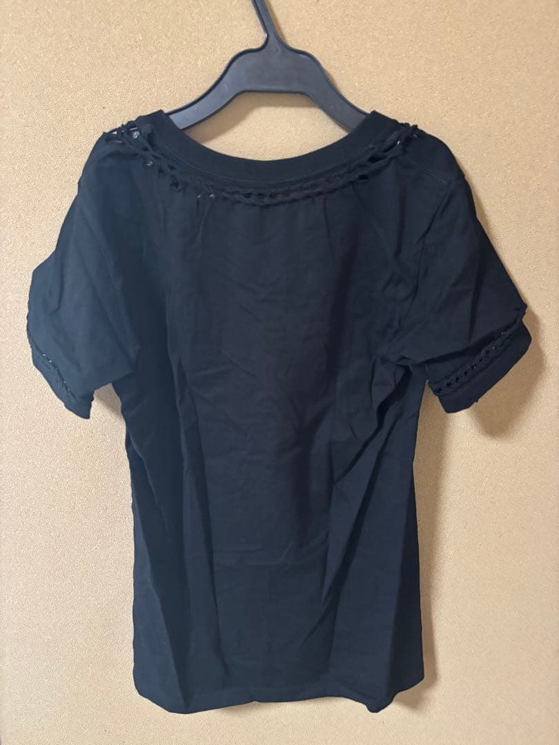 NUMBER (N)INE 編み込み Vネック 半袖カットソー サイズ2 日本製