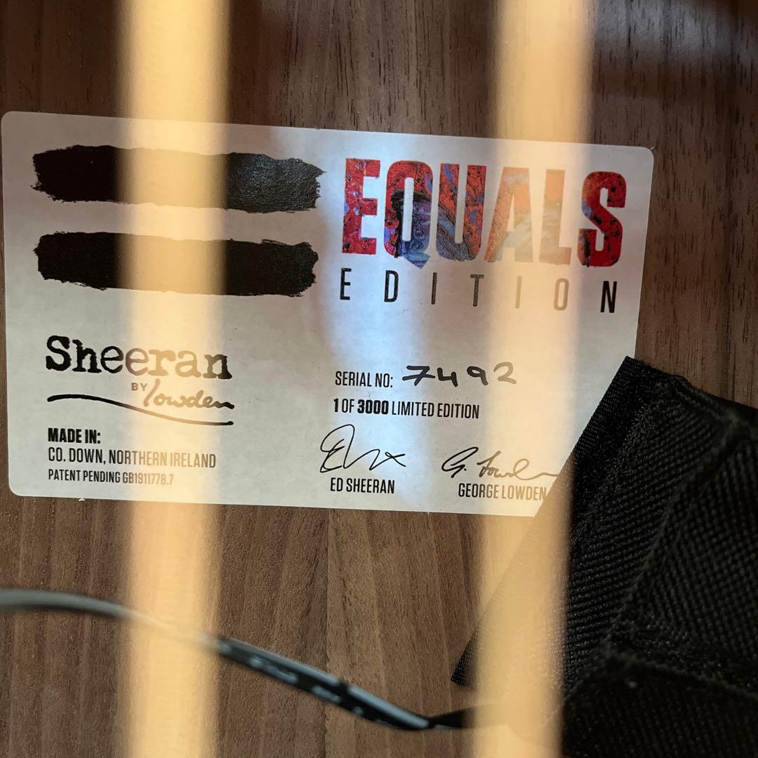 【限定品】Sheeran by Lowden Equals Editionギター