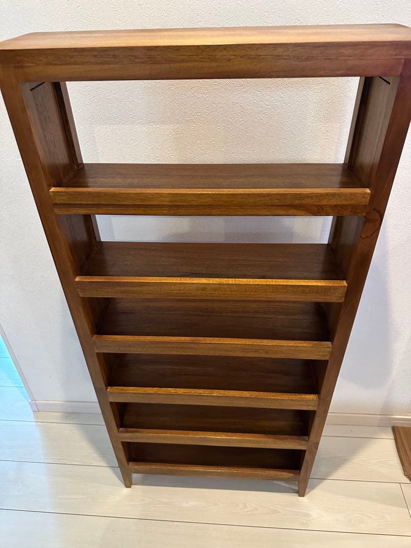 k*k様 ミッドセンチュリー　ビンテージ　チーク無垢 ウッドシェルフ