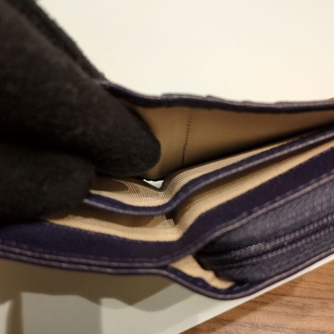 新品横浜キタムラk2二つ折り財布 ネイビー