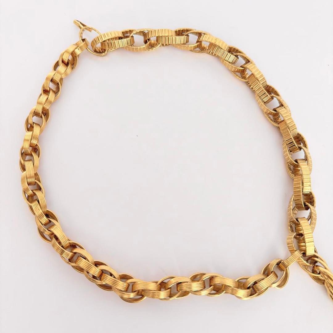 シャネル チェーンベルト ココマーク アラベスク メダルモチーフ GP ゴールド