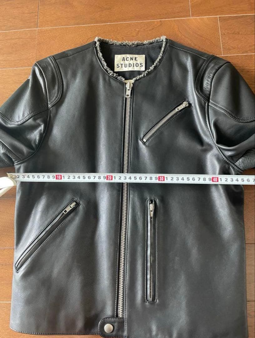 ACNE STUDIOS レザージャケット　シングルス　ライダースジャケット