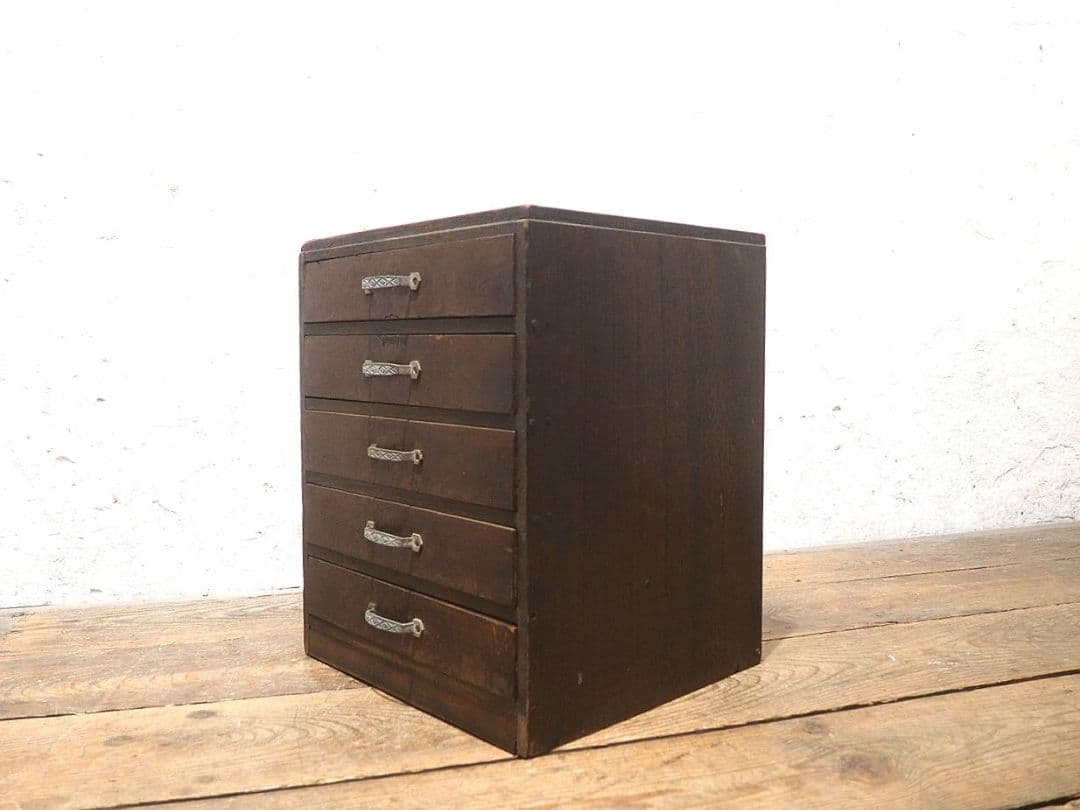 1290 ヴィンテージ　小引き出し　書類ケース　収納棚　古家具　古道具　レトロ