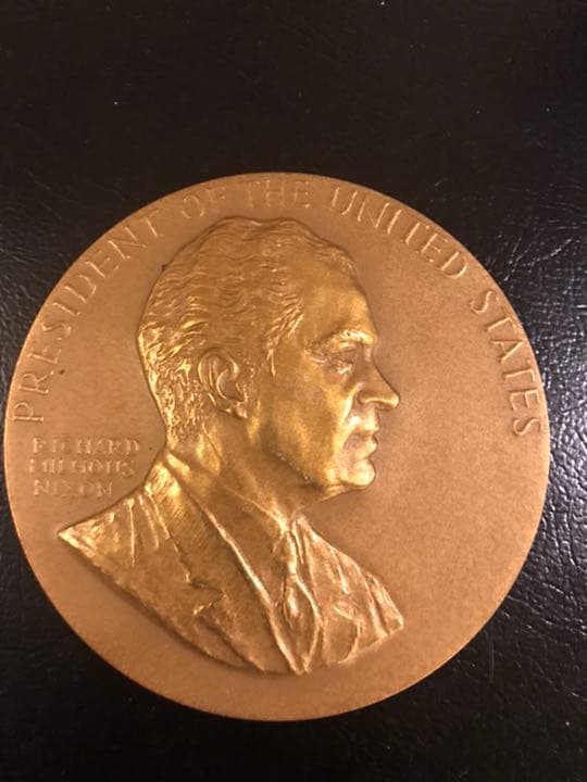 USA ニクソン大統領 ケネディ大統領 就任記念ブロンズメダル