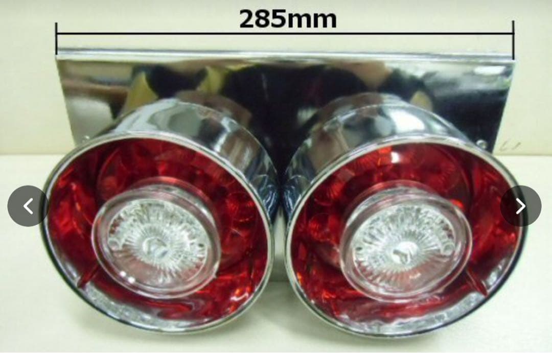 12v 24v LED丸型 トラックテール10連　小型丸型テール　セット　クリア