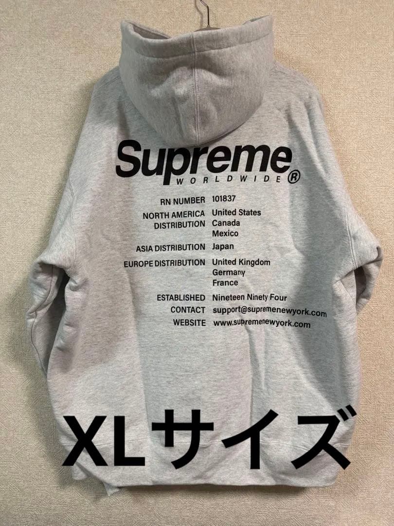 トップス Worldwide Hooded Sweatshirt supreme XL