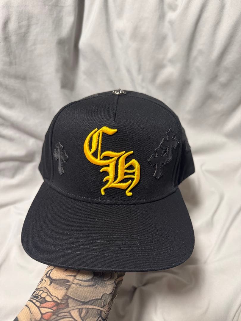 Chrome Hearts ベースボールキャップ 黒