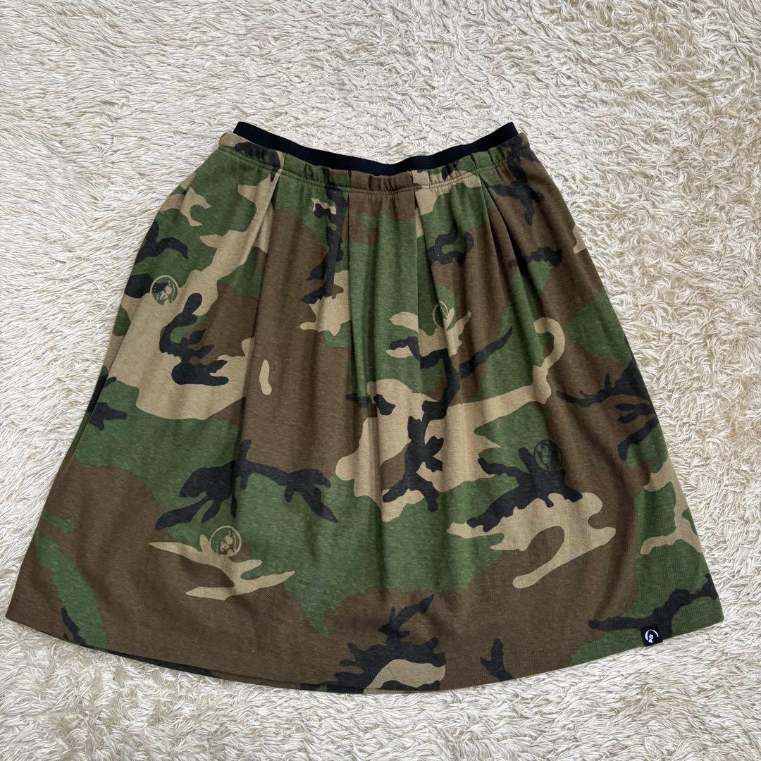 レア美品　ヒステリックグラマー　ヒスガール　迷彩　スカート　カモフラ　フリー