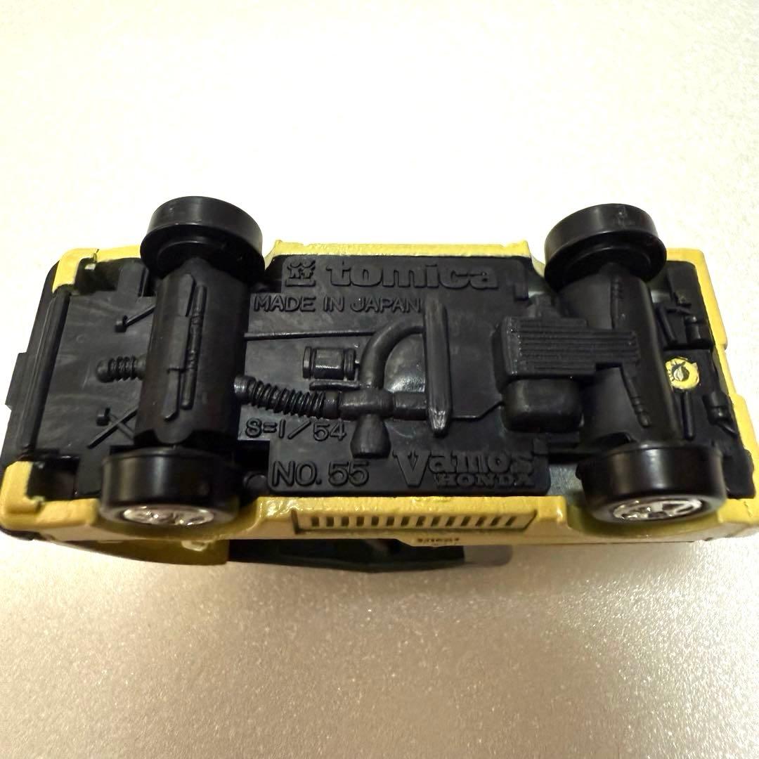 トミカ日本車シリーズ ハイエース パネルバン バモス 4台 1Eホイール