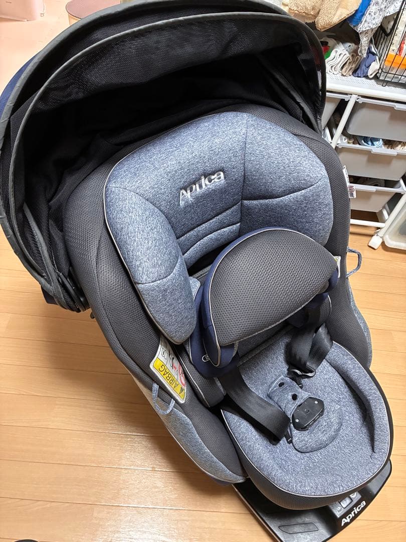 Aprica チャイルドシート ネイビー ISOFIX対応　R129基準