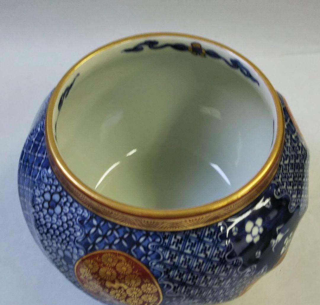 茶道具 水指 一重口 捻 金蘭手 五山窯 林淡幽 京焼 御園棚