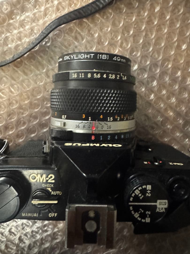 H　OLYMPUS OM-2 フィルム一眼レフカメラ　動作未確認