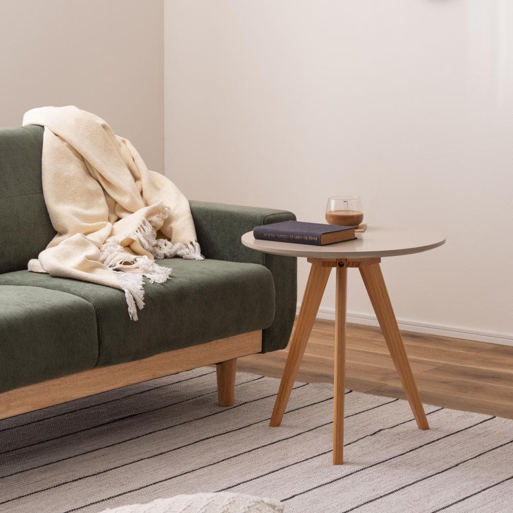 北欧 サイドテーブル B 丸 コーヒー リビング ベッド 花台 木製 ナイト 机