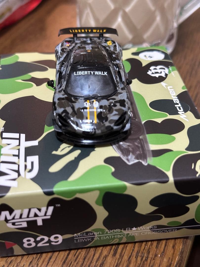 BAPE X LBWK GT ABC CAMO MCLARREN 720S開封品