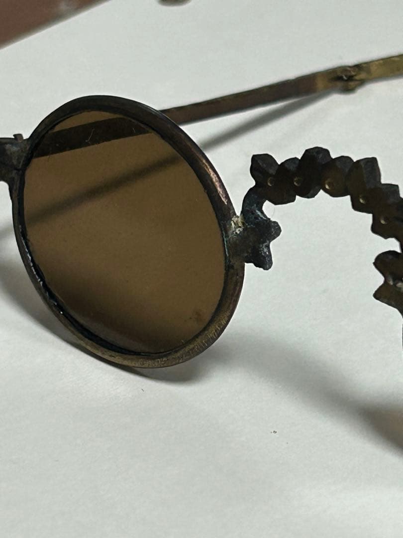 中国　サングラス　眼鏡　アンティーク　お土産