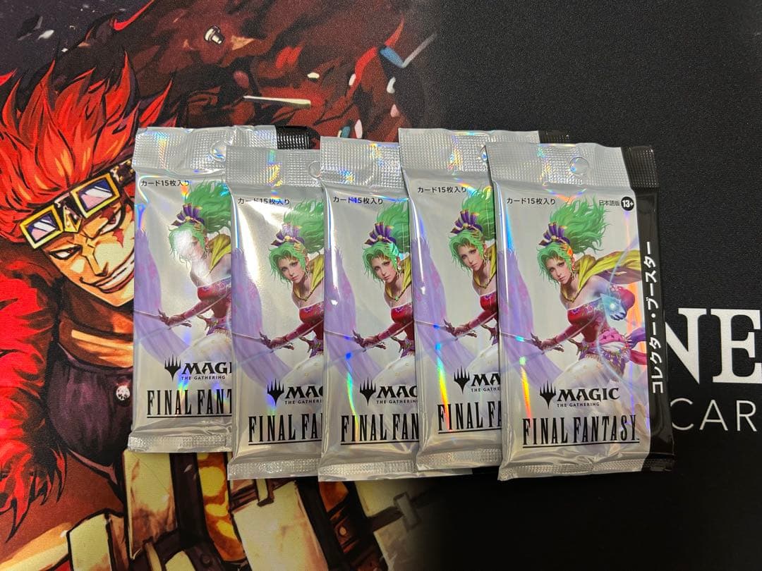 ff mtg ファイナルファンタジー　コレクターブースター未開封　5パック　日本