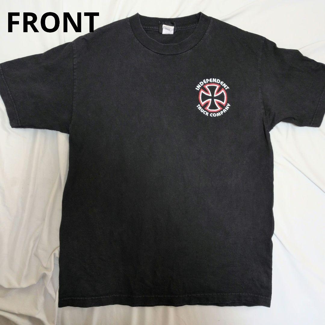 ★INDEPENDENT★アイアンクロス Tシャツ両面タグ M90sNHSタグ