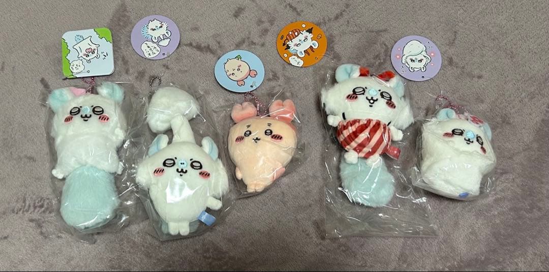 【新品・値下げ】ちいかわ マスコット モモンガ カニちゃん まとめ売り タグ付き