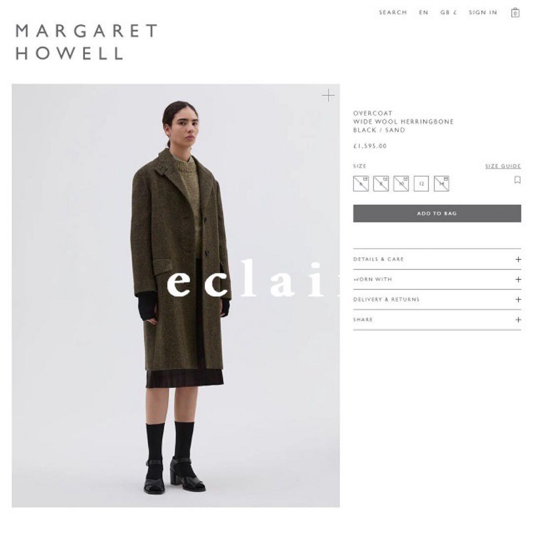 新品 2024 マーガレットハウエル×ラバット オーバーコート 完売品 29万