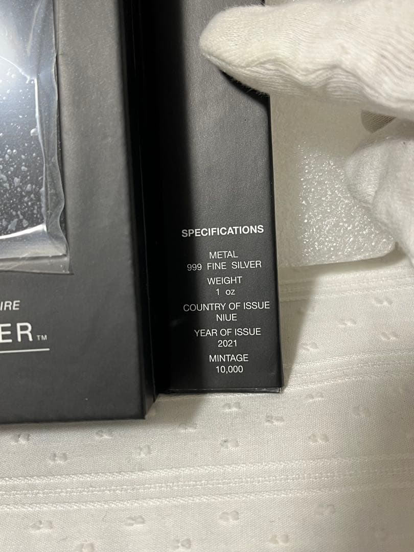 2021年　スターウォーズ　ダースベイダー　ヘルメット　ニウエ　１オンス　銀貨