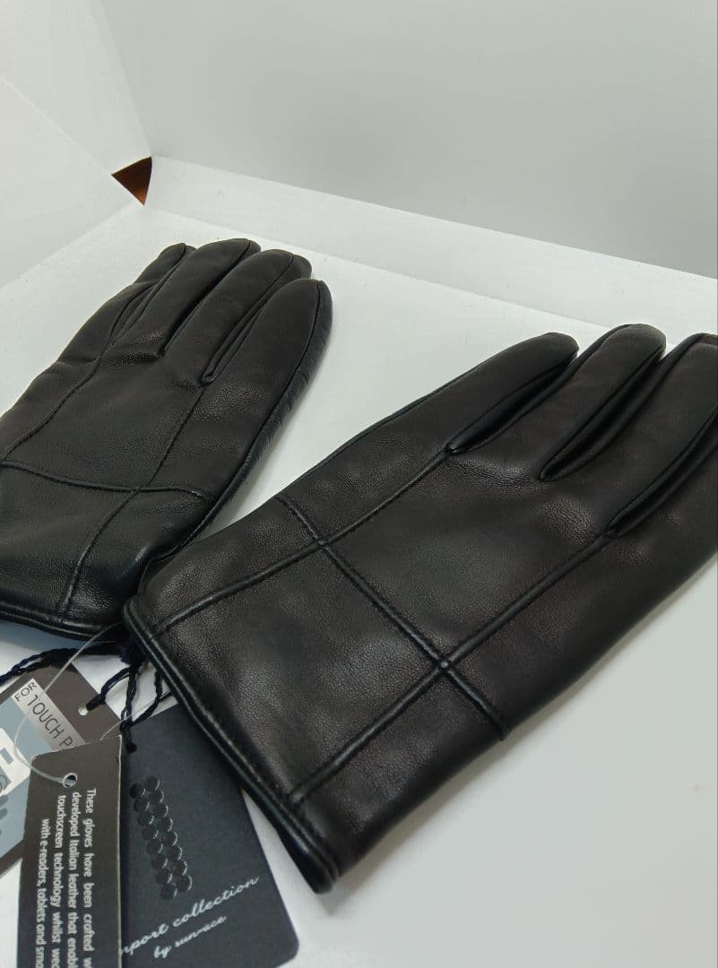 d*n様 GALA GLOVES羊革カシミヤイタリア製黒ブラックガラグローブスス