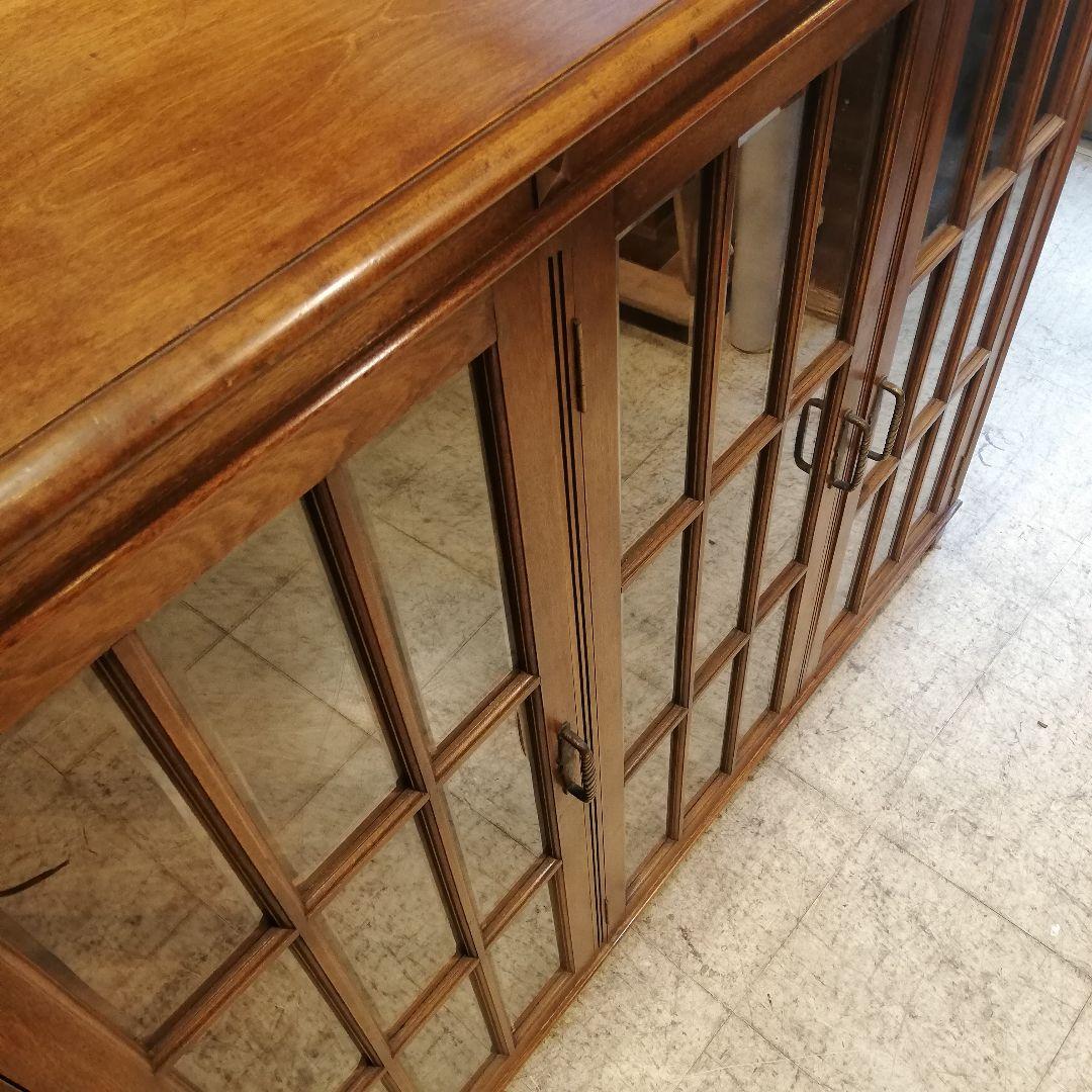 M●pase送料込 希少 アンティーク ファニチャー 3枚扉 サイドボード