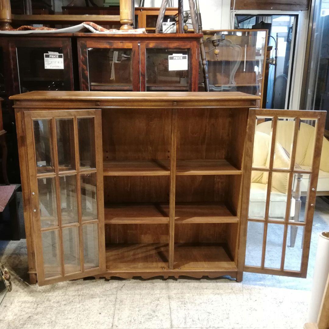 M●pase送料込 希少 アンティーク ファニチャー 3枚扉 サイドボード