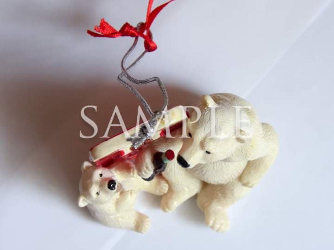 コカ・コーラ「ポーラーベア」クリスマスビンテージオーナメント