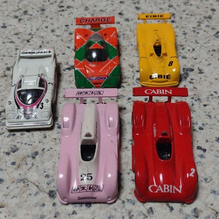 レースカー　5台　トミカ　中古品