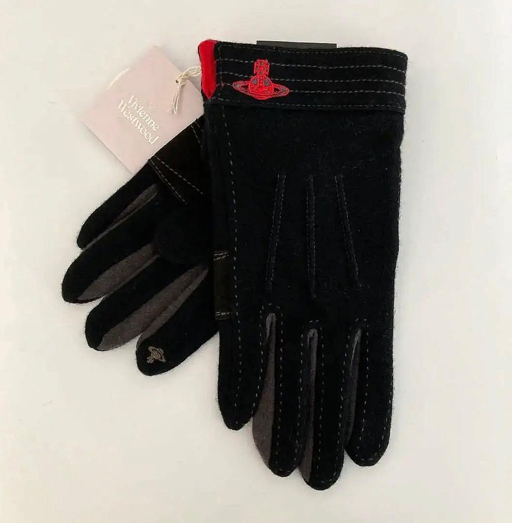 ヴィヴィアンウエストウッド　メンズ手袋　ブラック★新品未使用