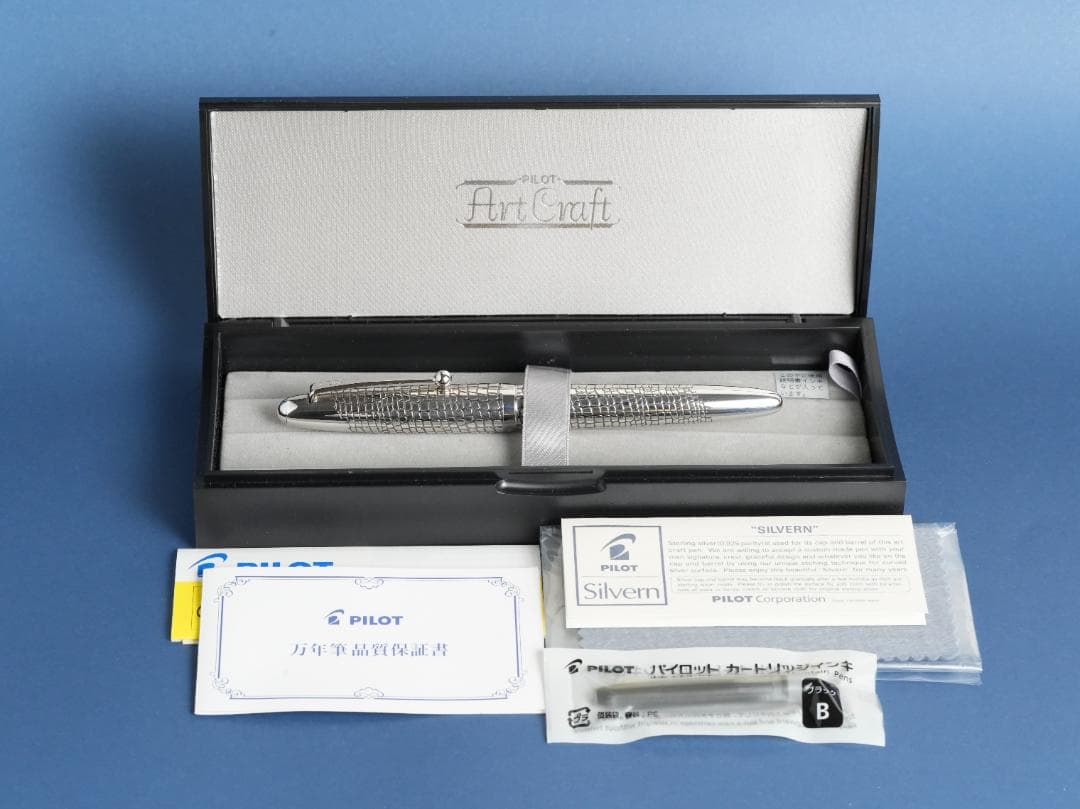 パイロット PILOT シルバーン 石だたみ F 18K FK-5MS-ID