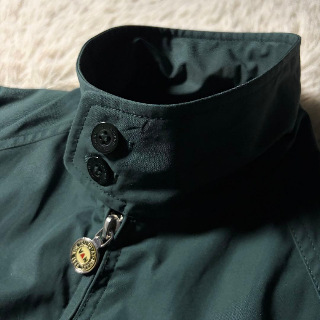 Y*H様 美品■VAN JACKET スウィングトップ　アーチロゴ　刺繍　グリー